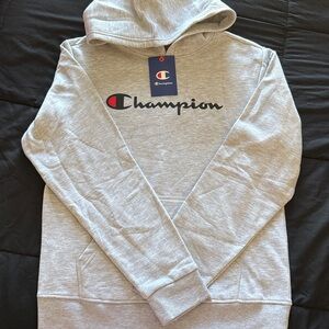 Champion Light Gray Pullover Hoodie